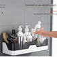 Bathroom Wall-Mounted Storage Rack with Suction Cups