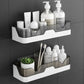 Bathroom Wall-Mounted Storage Rack with Suction Cups